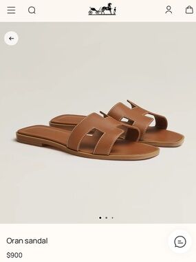 Hermes Oran Sandal - gold